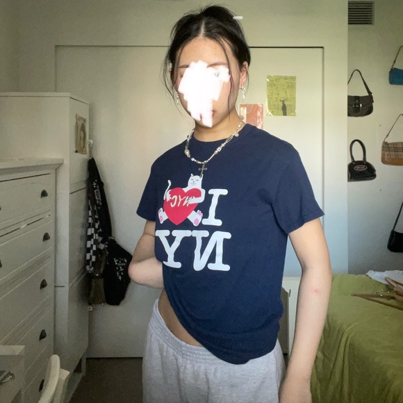 Ripndip Tops - COPY - y2k I Love New York ripndip grunge t-shirt